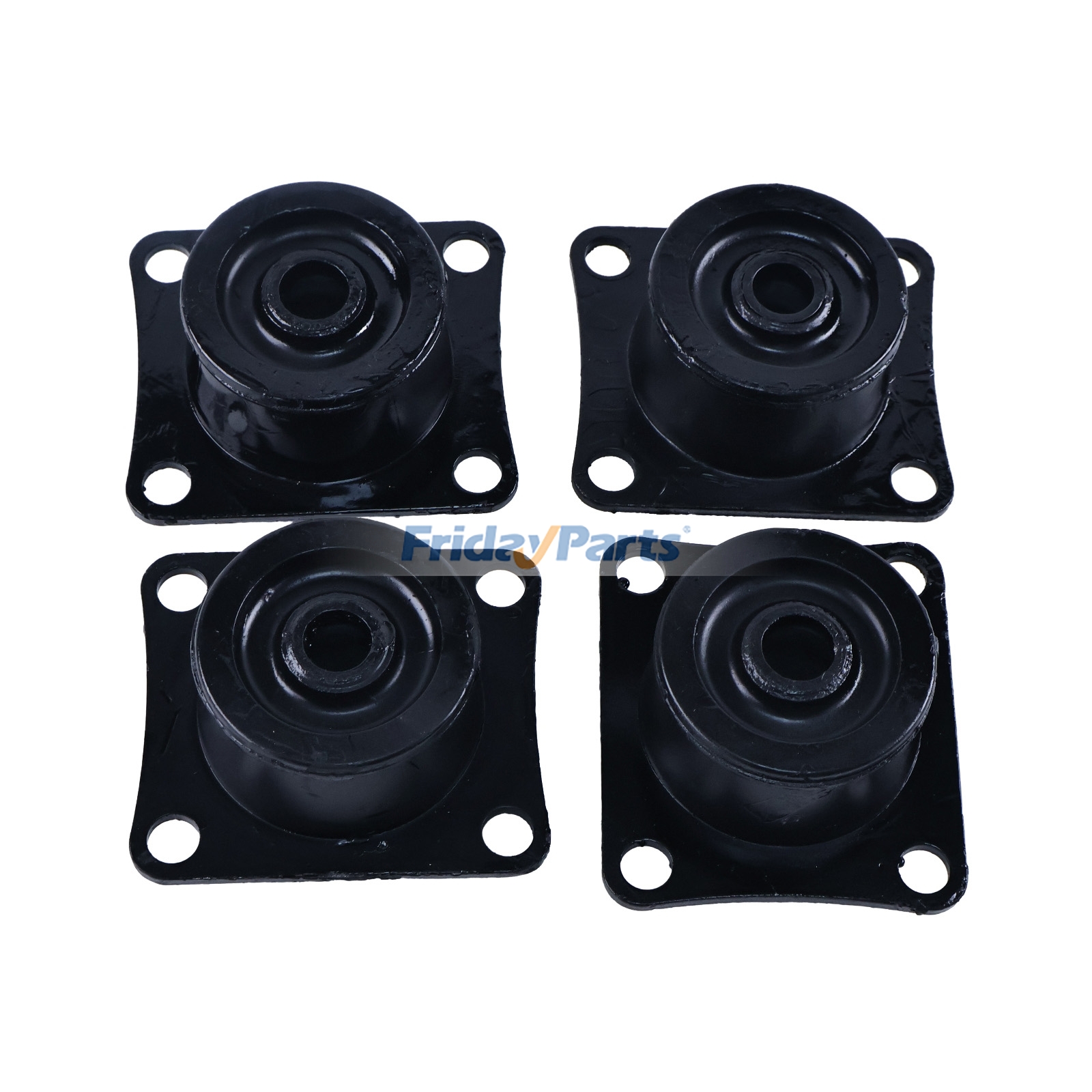 1 juego de soporte de motor 14592731, cojín 1112-30340 para excavadora Volvo EC55B EW55B ECR58 ECR88 EC60C EC55-2 EC55-EU de FridayParts