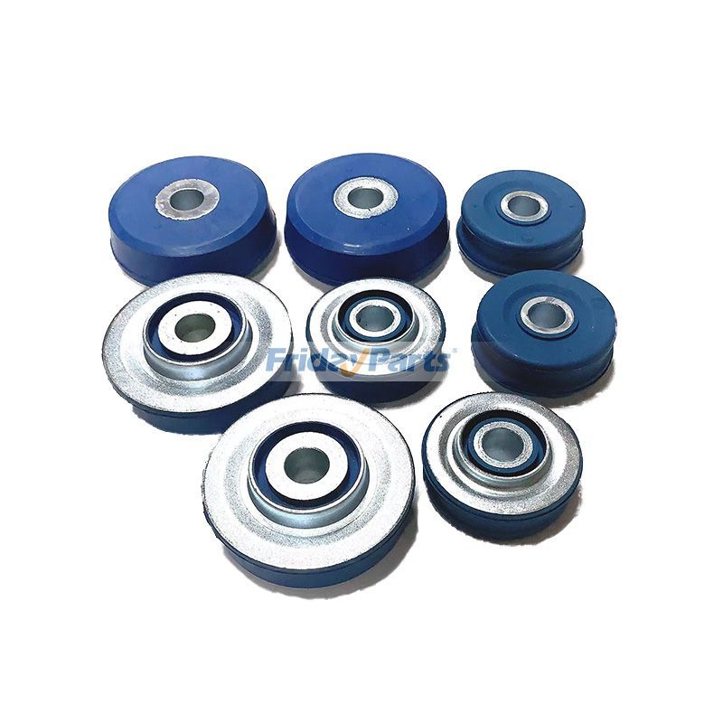 1 jeu de coussinets en caoutchouc pour support de moteur 4197144 4197145 pour excavatrice Hitachi EX300 EX300LC