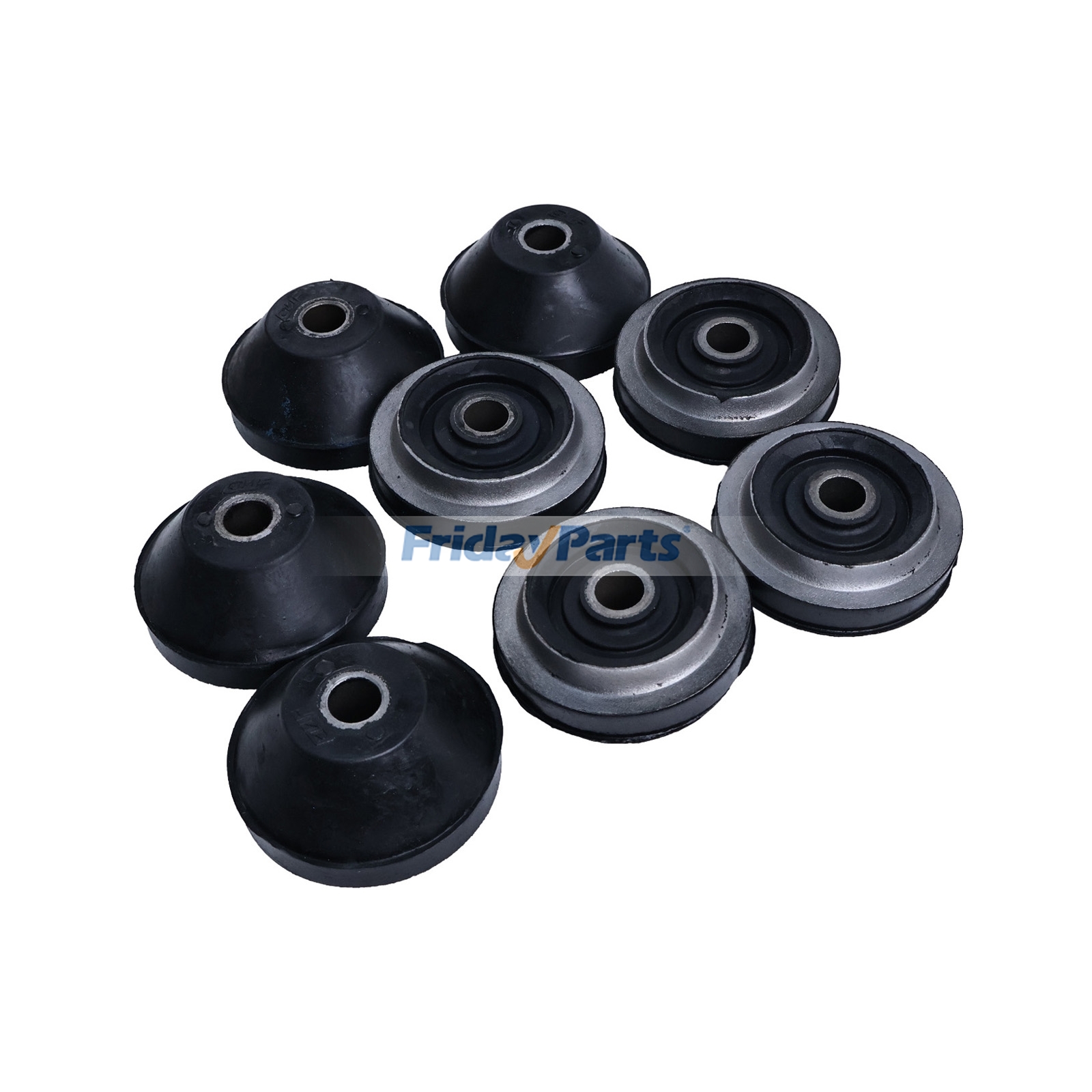 1 jeu de coussinets en caoutchouc pour support de moteur PW02P01054D1 PW02P01054D3 pour excavatrice New Holland E27 E27B E27SR