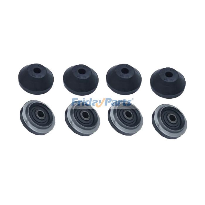 1 jeu de coussinets en caoutchouc pour support de moteur PW02P01054D1 PW02P01054D2 pour excavatrice New Holland E30 E35SR E30SR