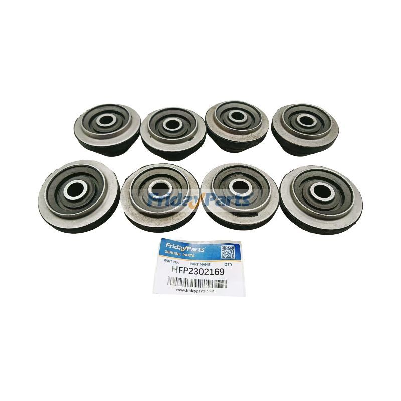 1 Set Engine Mounting Rubber Cushion PW02P01054D1 PW02P01054D3 for Kobelco Excavator 27SR 27SR-5 SK27SR-3