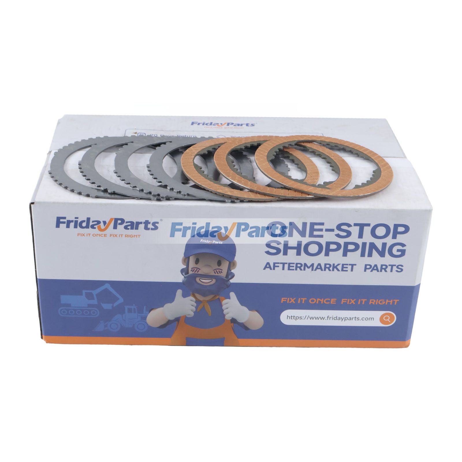 1 Set Friction Plate 3033493 3033494 for John Deere Excavator 490 490D