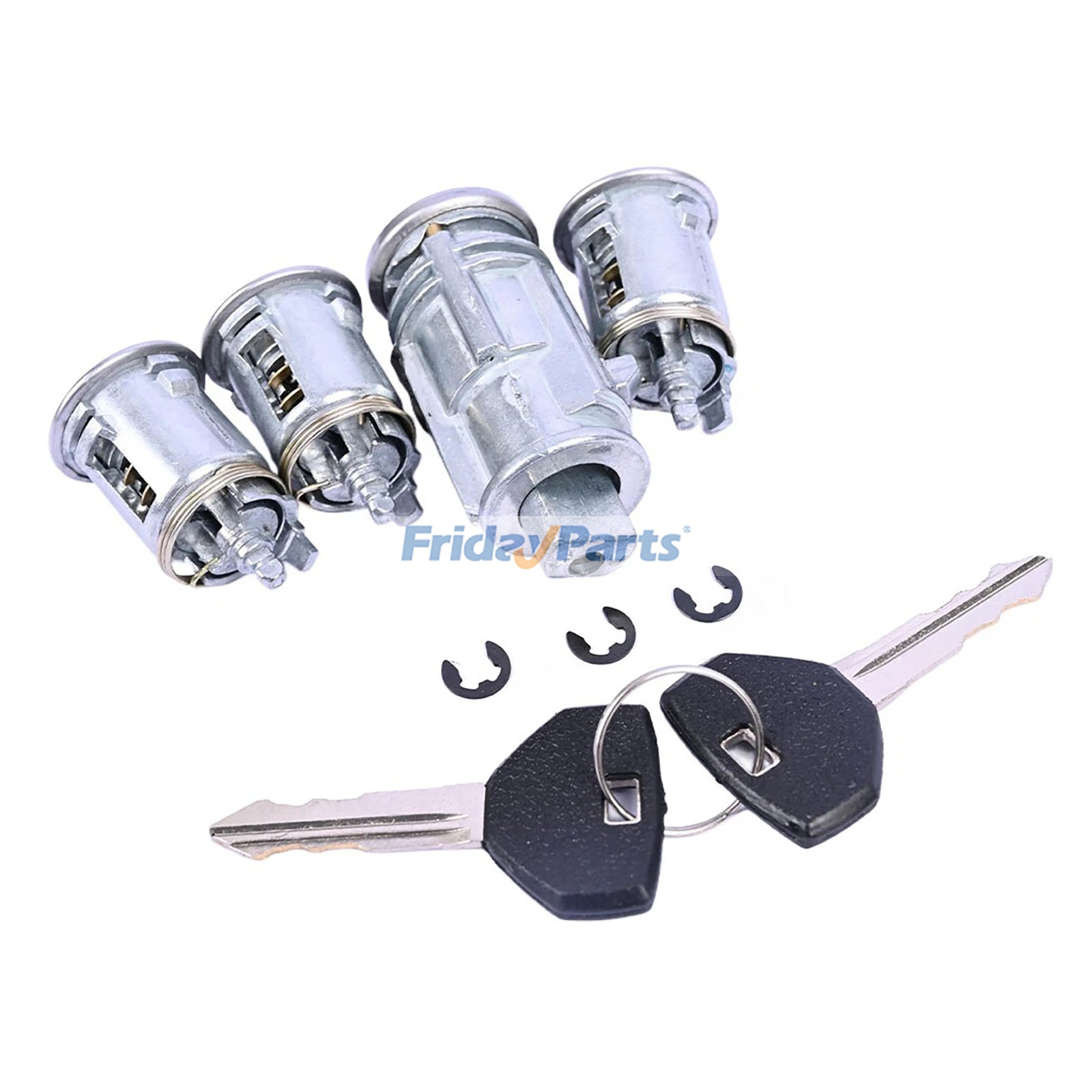 1 Set Ignition & 3 Door Lock Cylinder With 2 Key 5003843AB for 1998-2006 Jeep TJ 2.4 4.0L