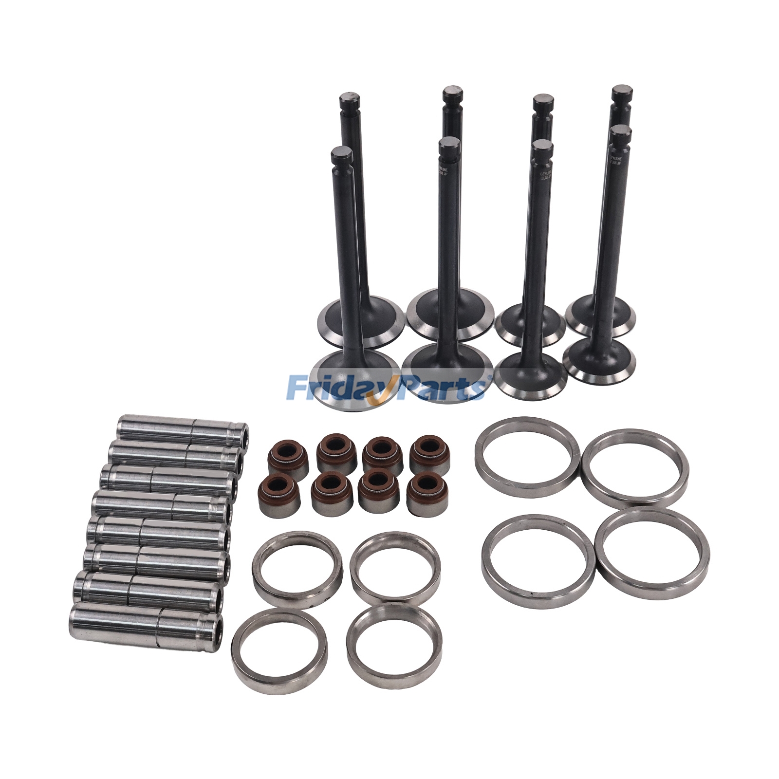 1 juego de válvulas de admisión y escape para motor Yanmar 4TNV88 