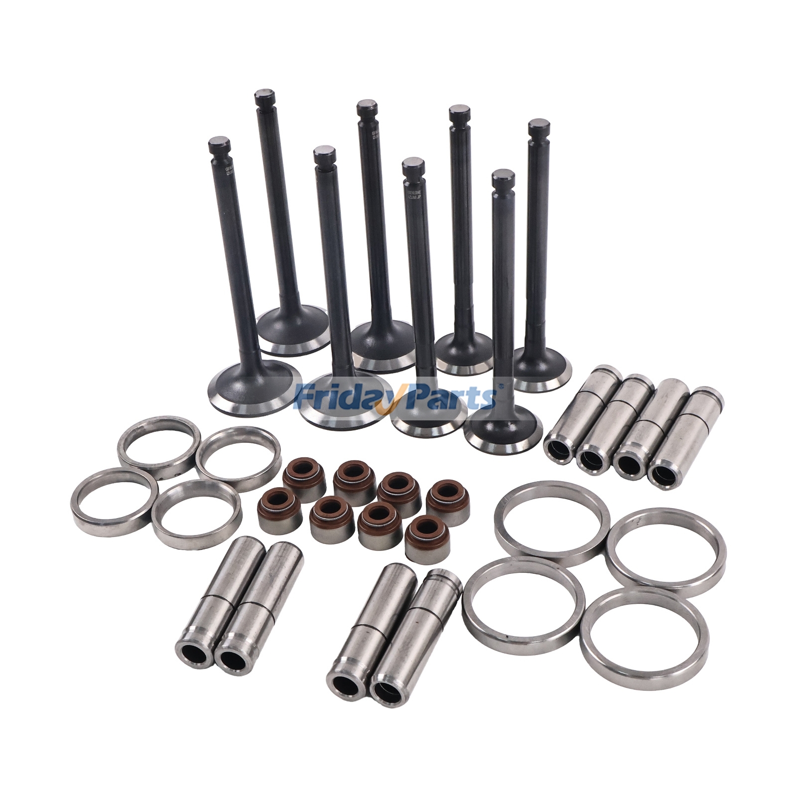 1 juego de válvulas de admisión y escape para motor Yanmar 4TNV88 de FridayParts