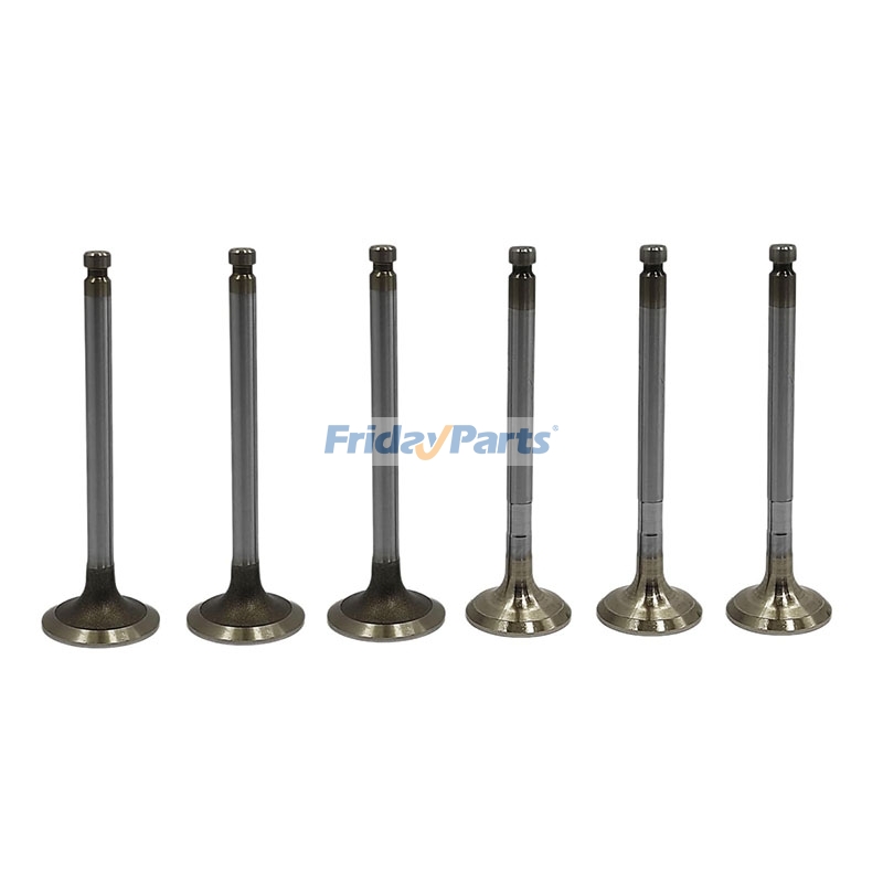 1 Set Intake Exhaust Valve Kit YM119810-11110 YM119810-11100 for Komatsu Engine 3D75 3D78 3D80 3D82 Excavator PC20R-8 PC27R-8