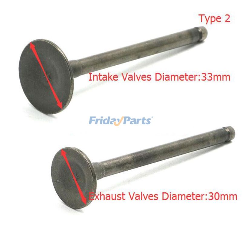 1 Satz Einlassventile und Auslassventile für Shibaurafür Motor