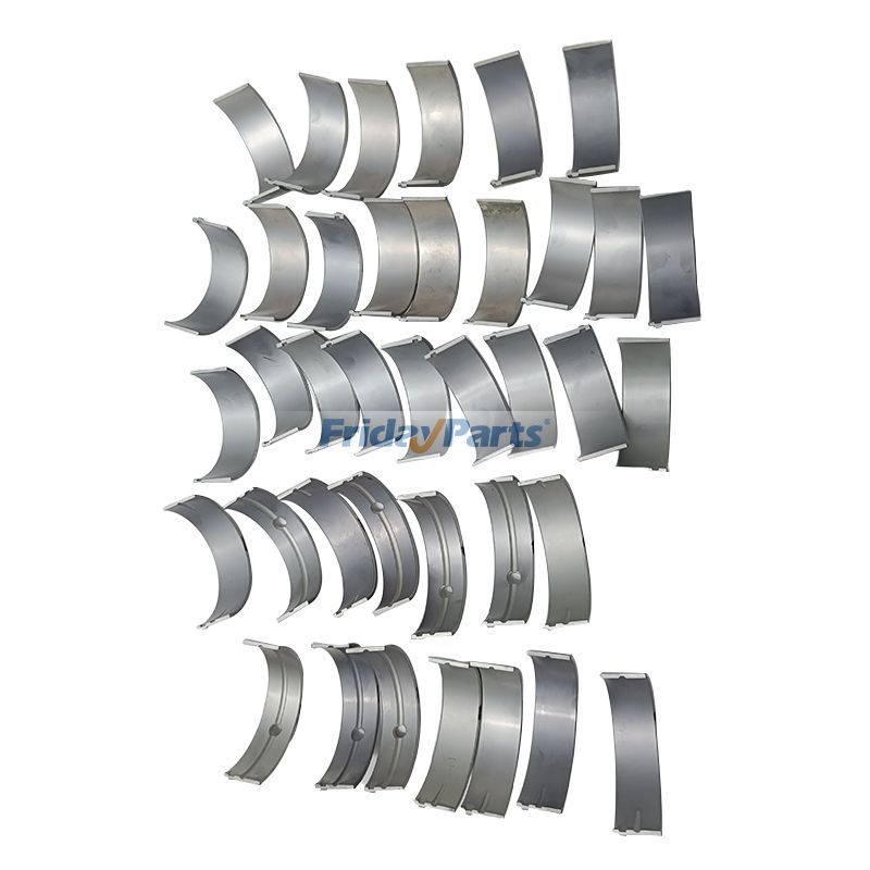 1 jeu de roulements principaux et de roulements de bielle pour moteur Isuzu 6HK1X