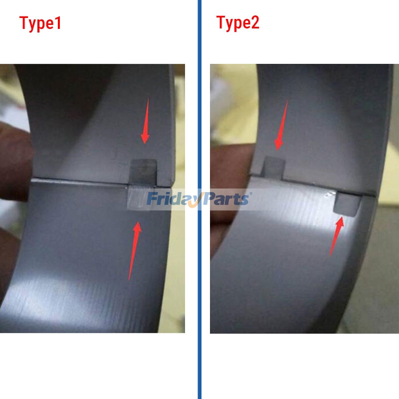 1 conjunto de rolamento principal e rolamento de biela para motor Isuzu 6HK1X para Motor