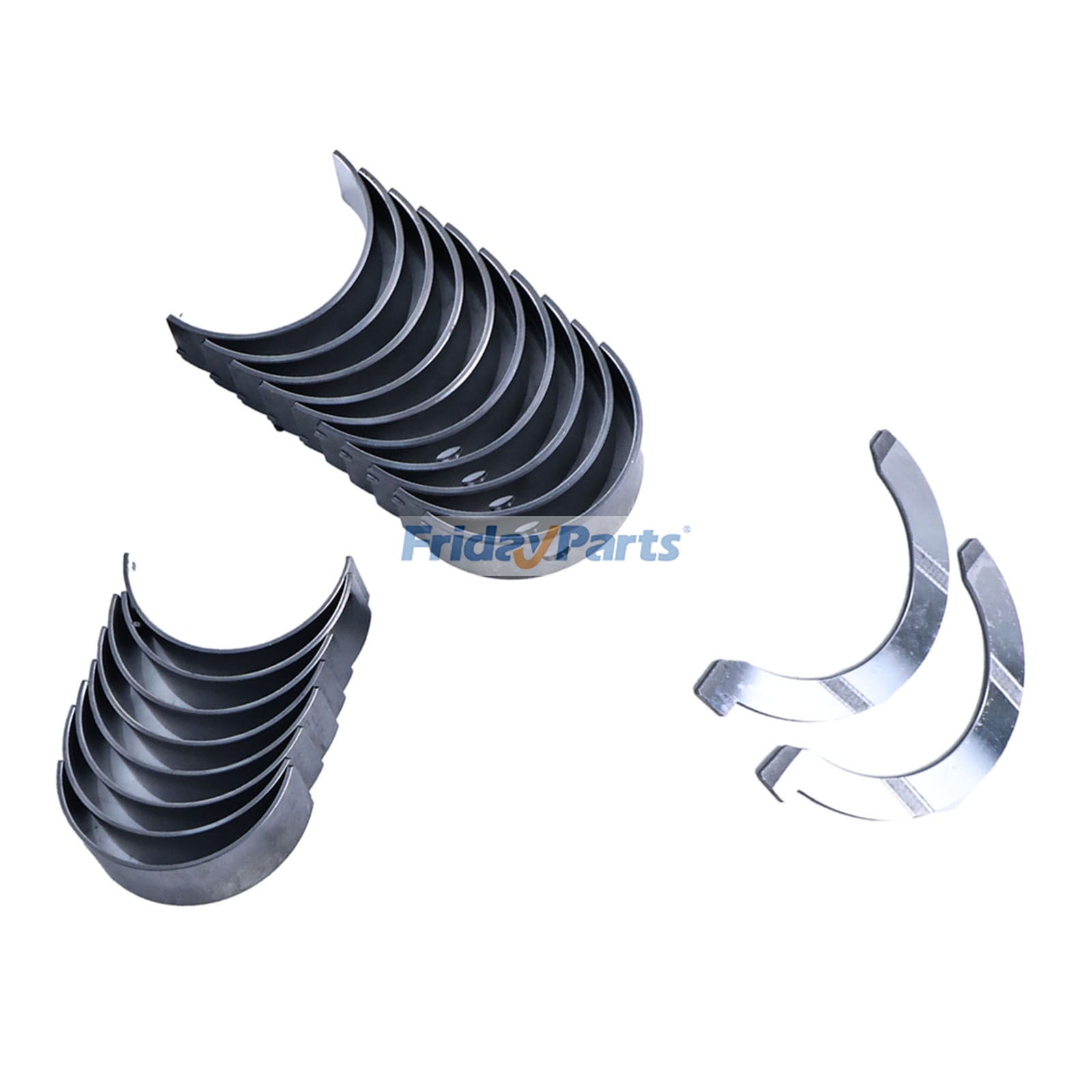 1 Set STD Main Bearing & Connecting Rod Bearing & Thrust for Doosan Daewoo Engine D24 D24NAP Bobcat Loader S510 S530