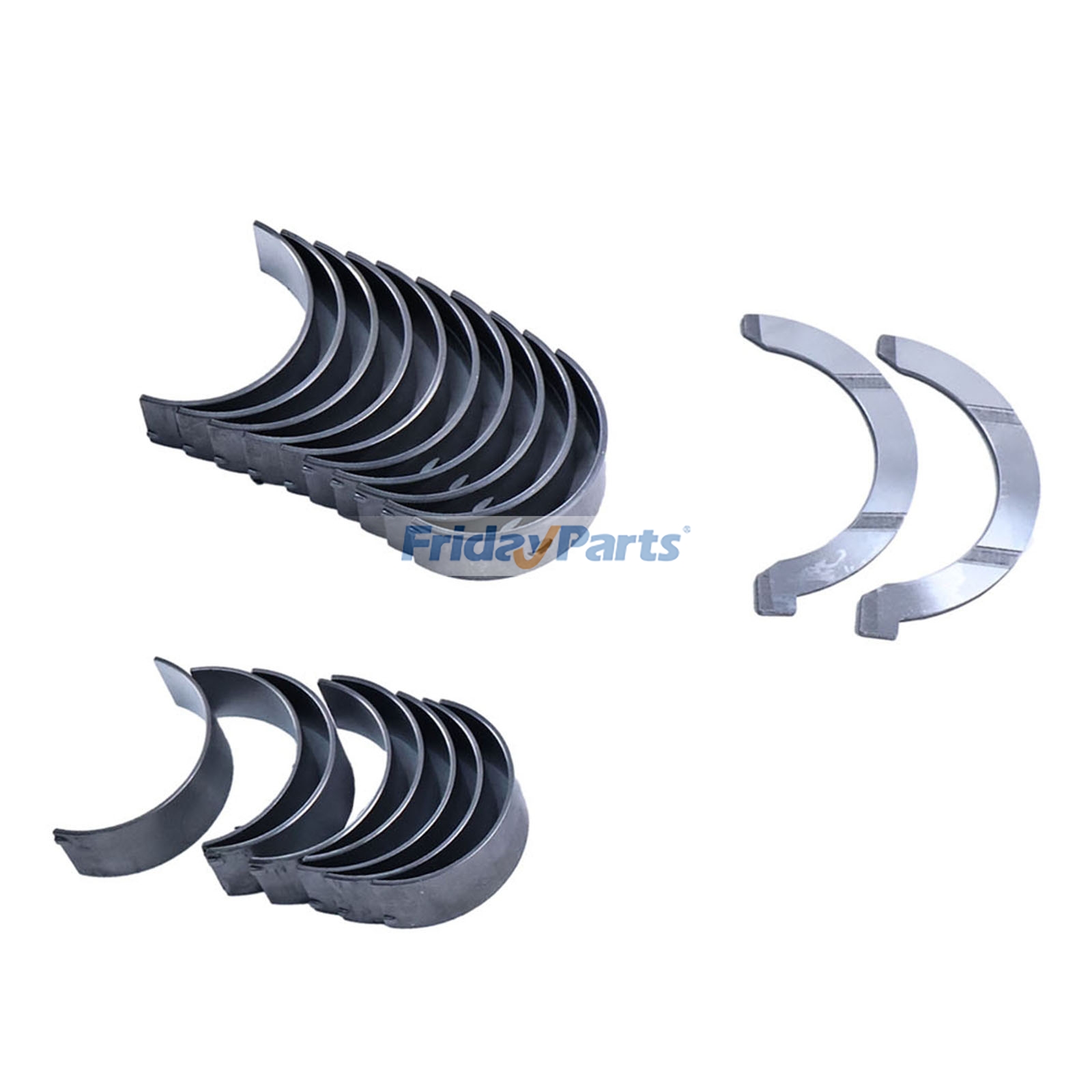 1 Set STD Hauptlager & Pleuellager & Schub für Doosan Daewoo Motor D24 D24NAP Bobcat Lader S510 S530