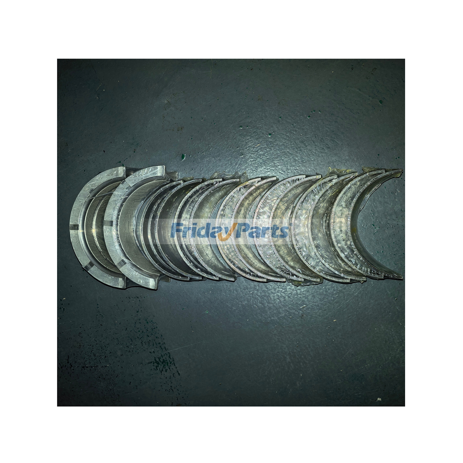1 Set Main Bearing With Thrust RE534181 RE529319 for John Deere Engine 6068 6081 6090 Harvester 1270E 1270G 1470E 1470G 1910E 1910G