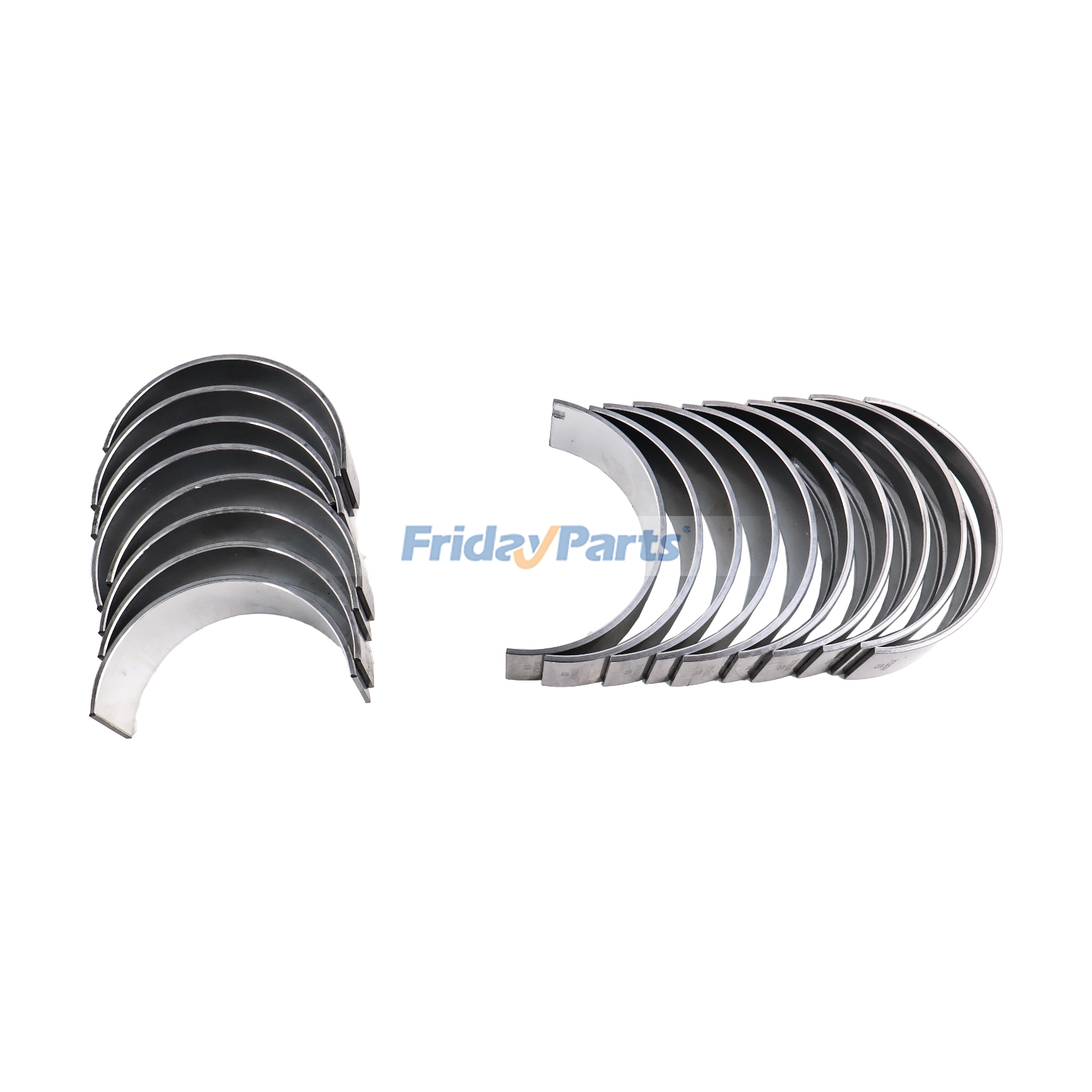 1 juego de cojinetes principales y cojinetes de biela U5MB0033 T410927 para motor Perkins 1104C-44 de FridayParts