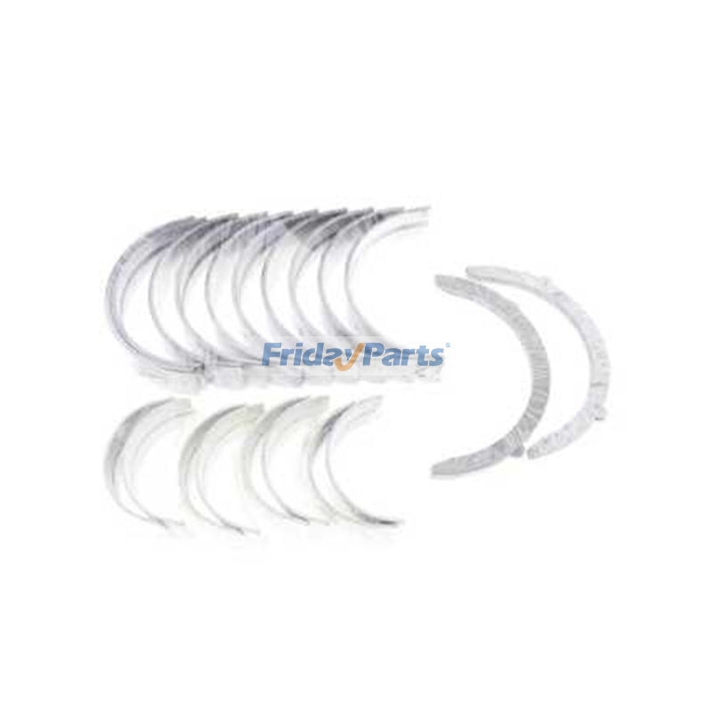 1 Set Main & Con Rod Bearing 100-3652 8N-6308 1W-0312 1W-0311 for Caterpillar CAT Engine 3204 3304 3306 3402 3304B 3306B 3306C 3508B G3304 G3304B G3306 G3306B G3508 para Compactador,Motor,Excavadora,Pala cargadora,Motoniveladora,Arrastrador,Tractor