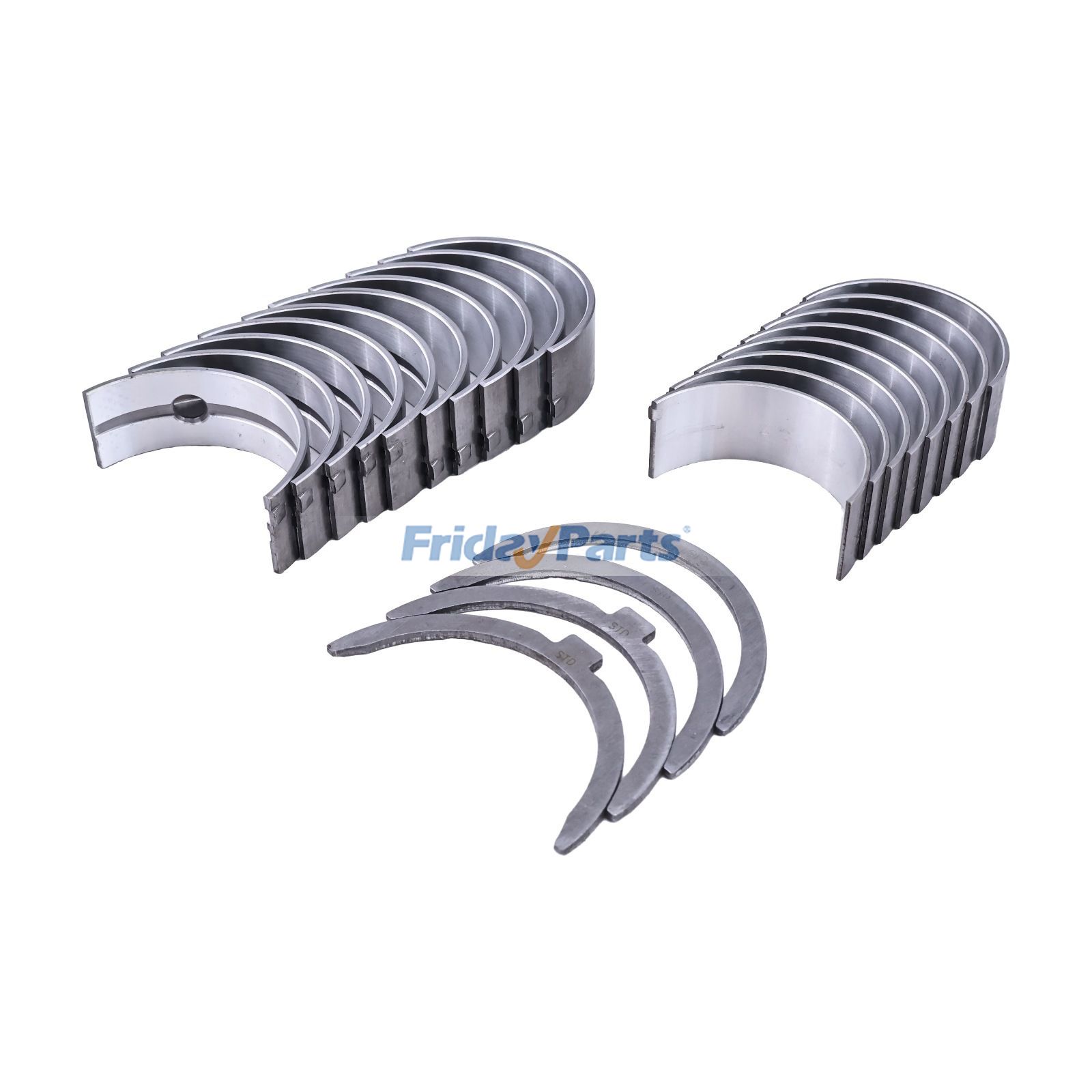 1 Set Main & Con Rod Bearing 4900410 4900232 for Cummins Engine A1400 A1700 A2000 A2300