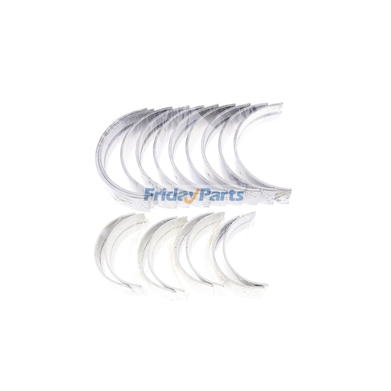 1 jeu de coussinets de vilebrequin et de bielle pour moteur Isuzu 4JC1, pelle hydraulique MBU-IHI 45 J, tracteur Iseki TA450 TA455