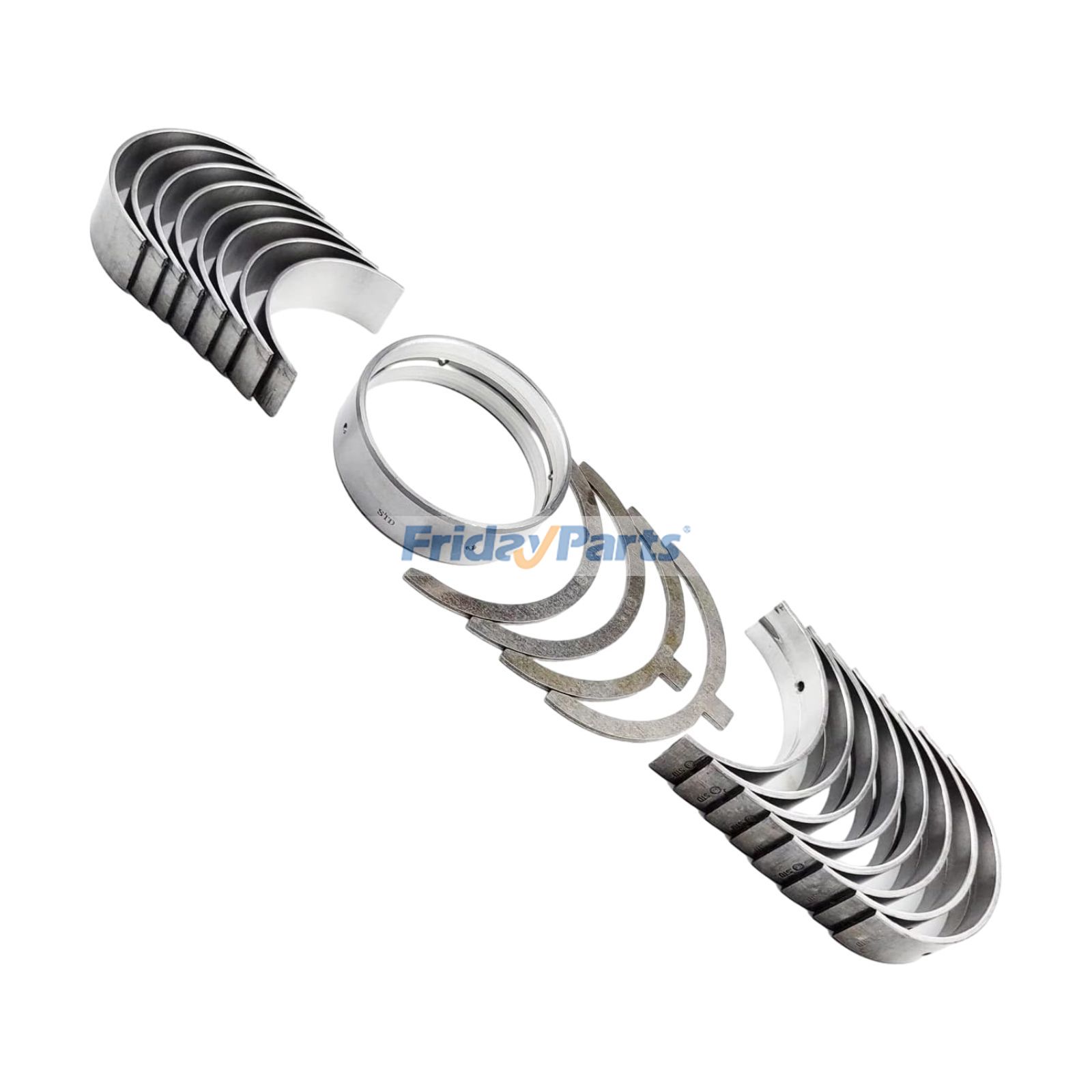 1 jeu de coussinets de vilebrequin et de bielle pour moteur Isuzu D201 2.2DI