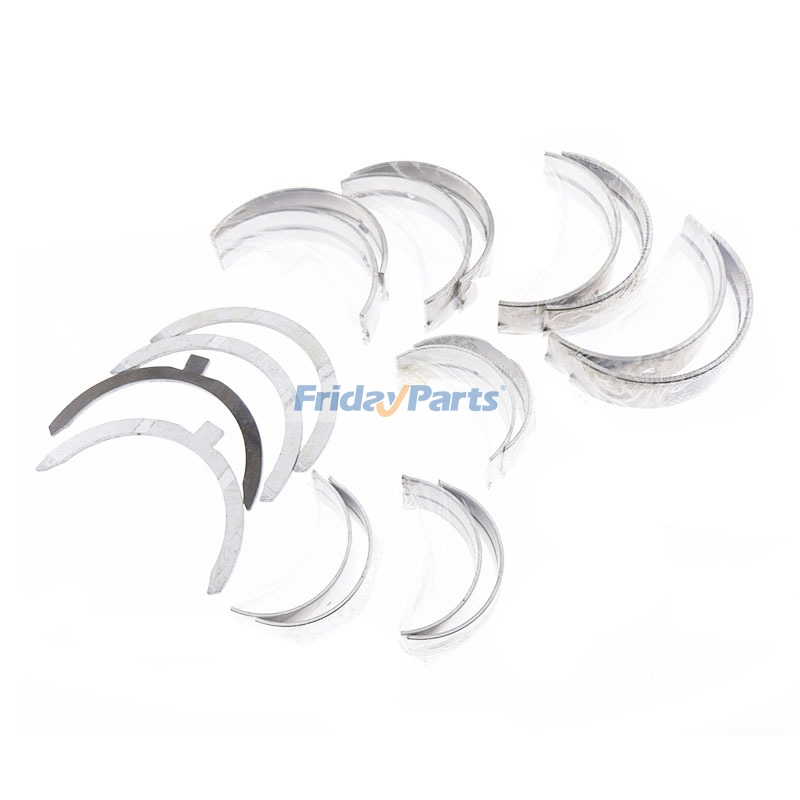 1 Set Main & Con Rod Bearing & Thrust Plate for Yanmar Engine 3TN75