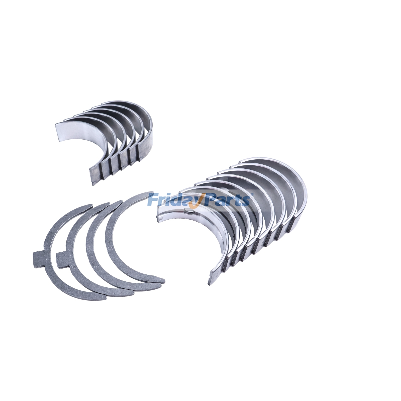 1 juego de cojinetes de biela y placa de empuje para motor Yanmar 3YM30 3YM30AE de FridayParts