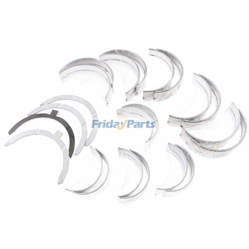 1 jeu de coussinets de bielle et de palier principal et rondelle de butée pour moteur Caterpillar CAT 3204