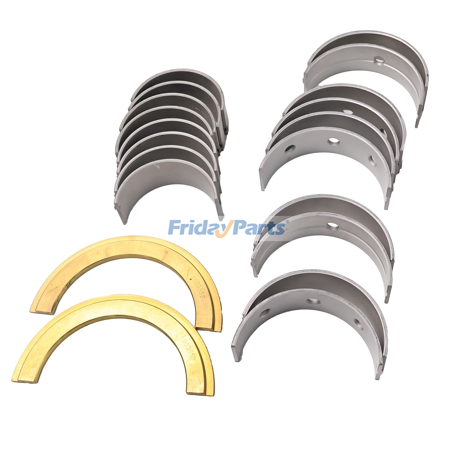 1 Set Main & Con Rod Bearing & Thrust Washer for Caterpillar CAT Engine 3204