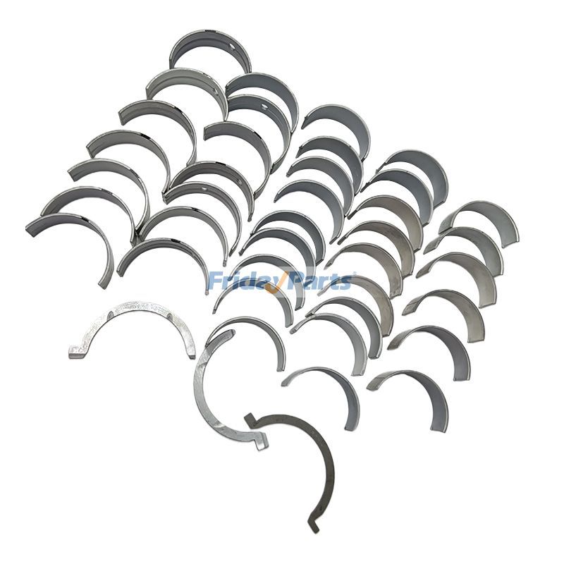 1 jeu de roulements principaux et de bielles et de rondelles de butée Hitachi John Deere JCB Pour HITACHI,Pour JCB,Pour JOHN DEERE