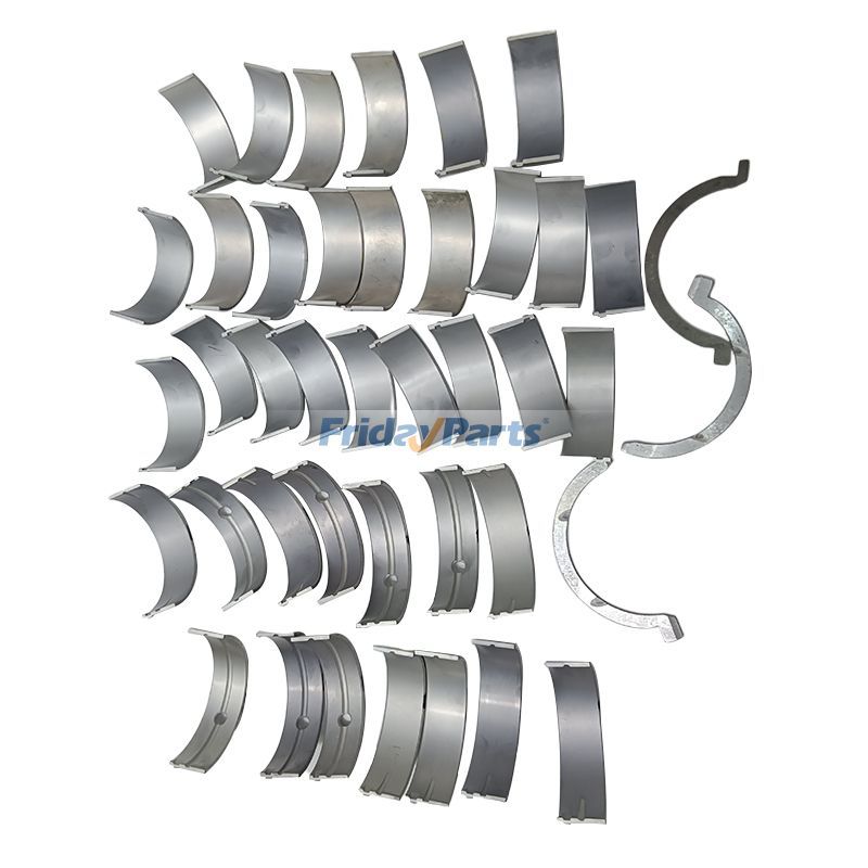 1 jeu de roulements principaux et de bielles et de rondelles de butée Hitachi John Deere JCB de FridayParts