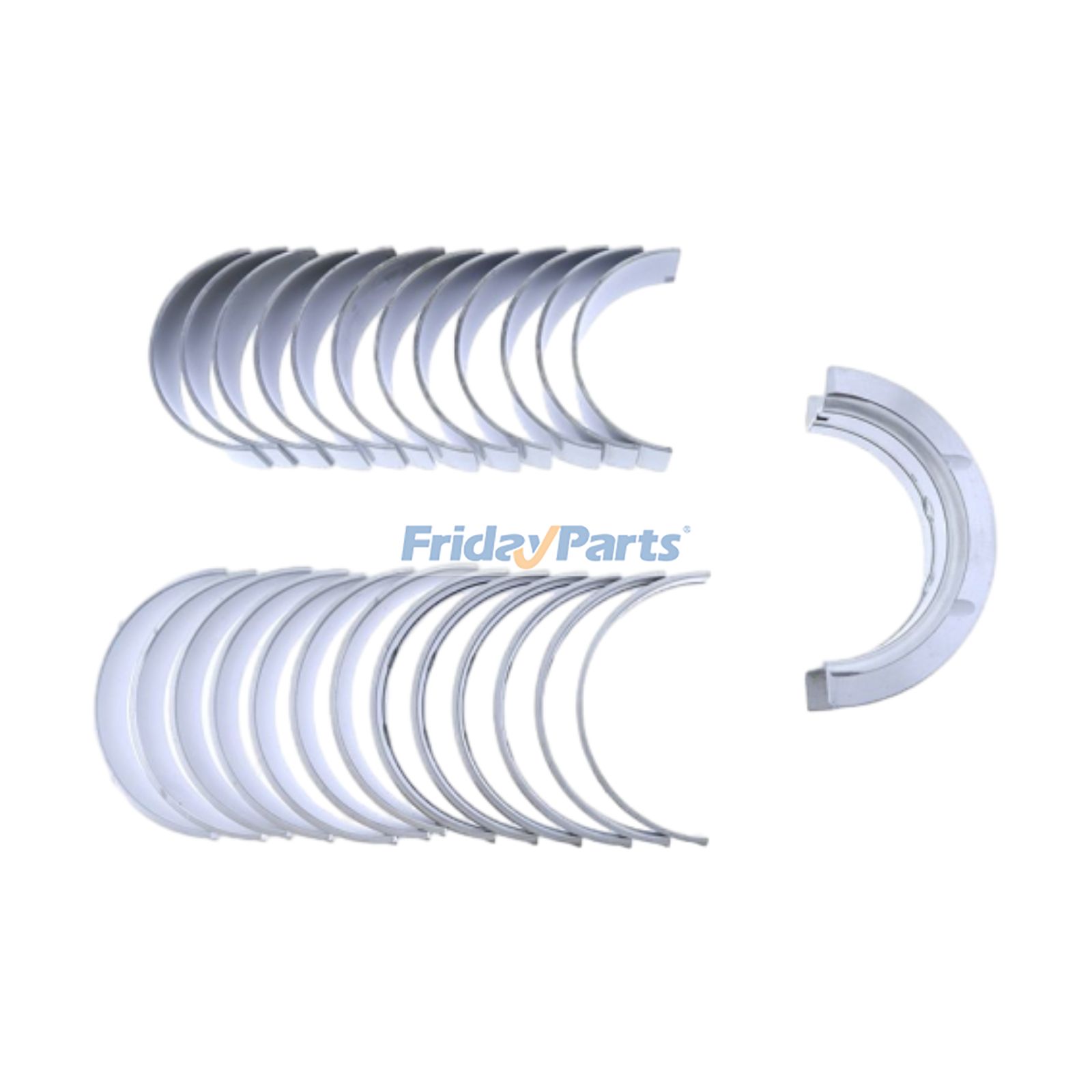 1 Set Main & Con Rod Bearings for John Deere Engine 4045 6068 Tractor 6415 6615 7730 7930 5083E 5085M 5093E 5095M