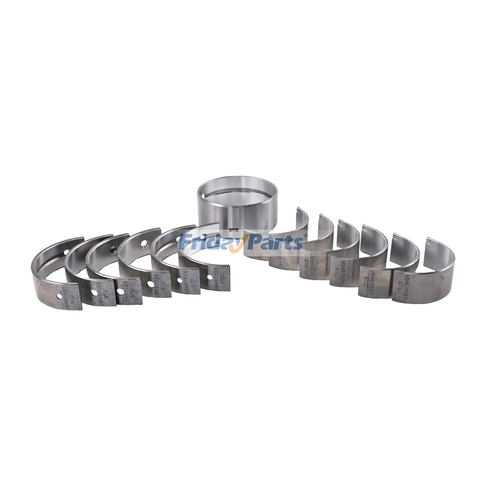 1 set di cuscinetti di banco e di biella per motore Caterpillar CAT C1.1 per escavatore 301.5 301.6 301.7CR 301.8 302 CR