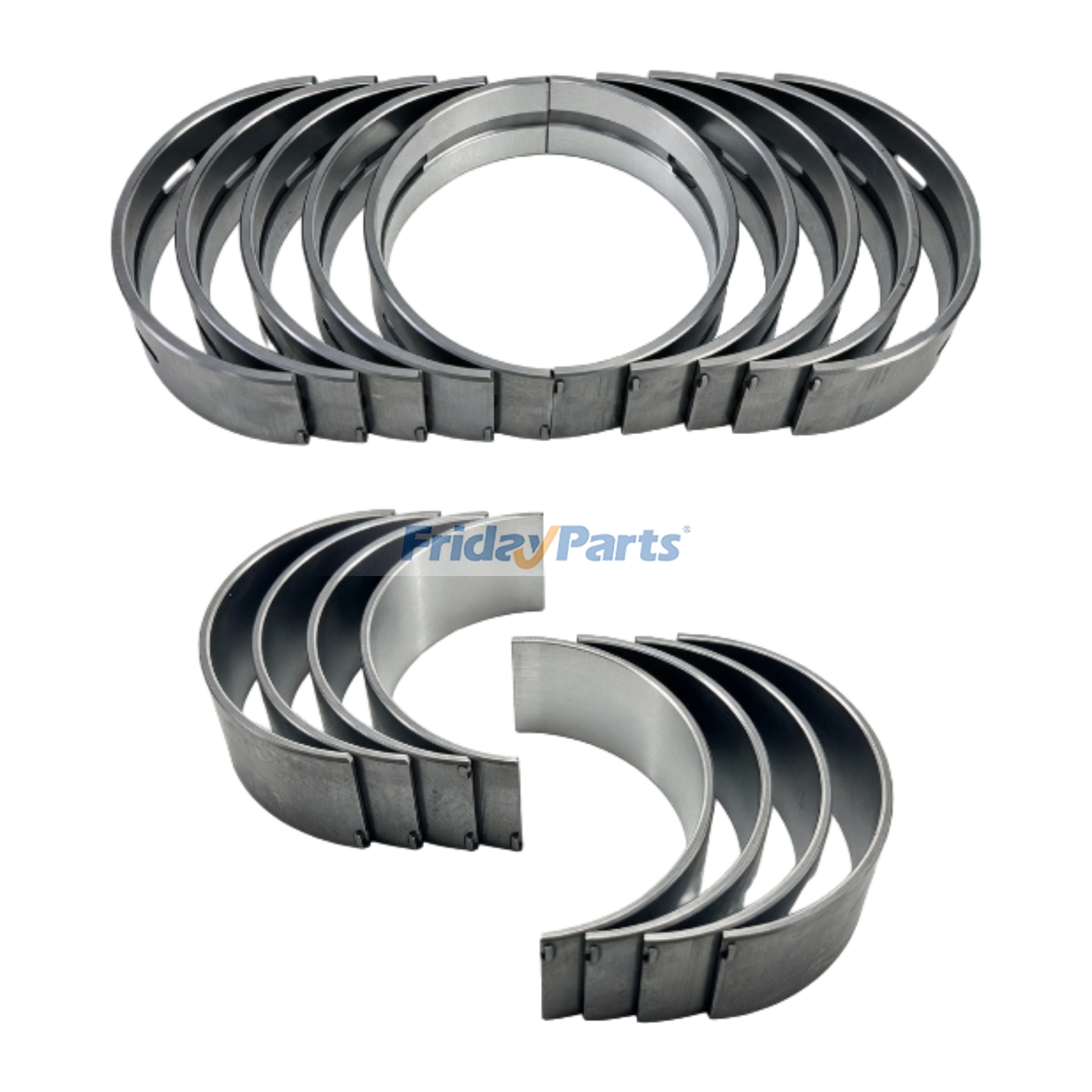 1 Set Main & Connecting Rod Bearing 04134601 04135173 for Deutz Engine TCD2.9L04 TD2.9L04