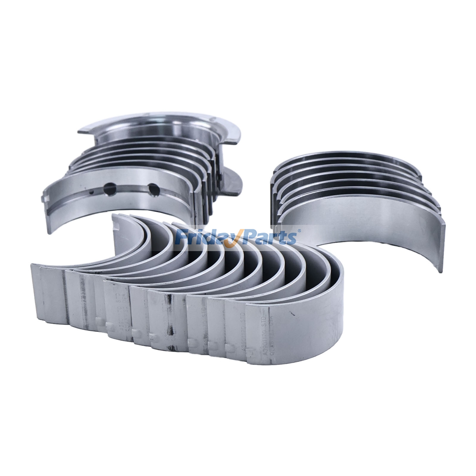 1 Satz Haupt- und Pleuellager 3802070 3901170 für Cummins Motor B5.9 Hyundai Bagger R200W-7 R210LC-7 R250LC-7