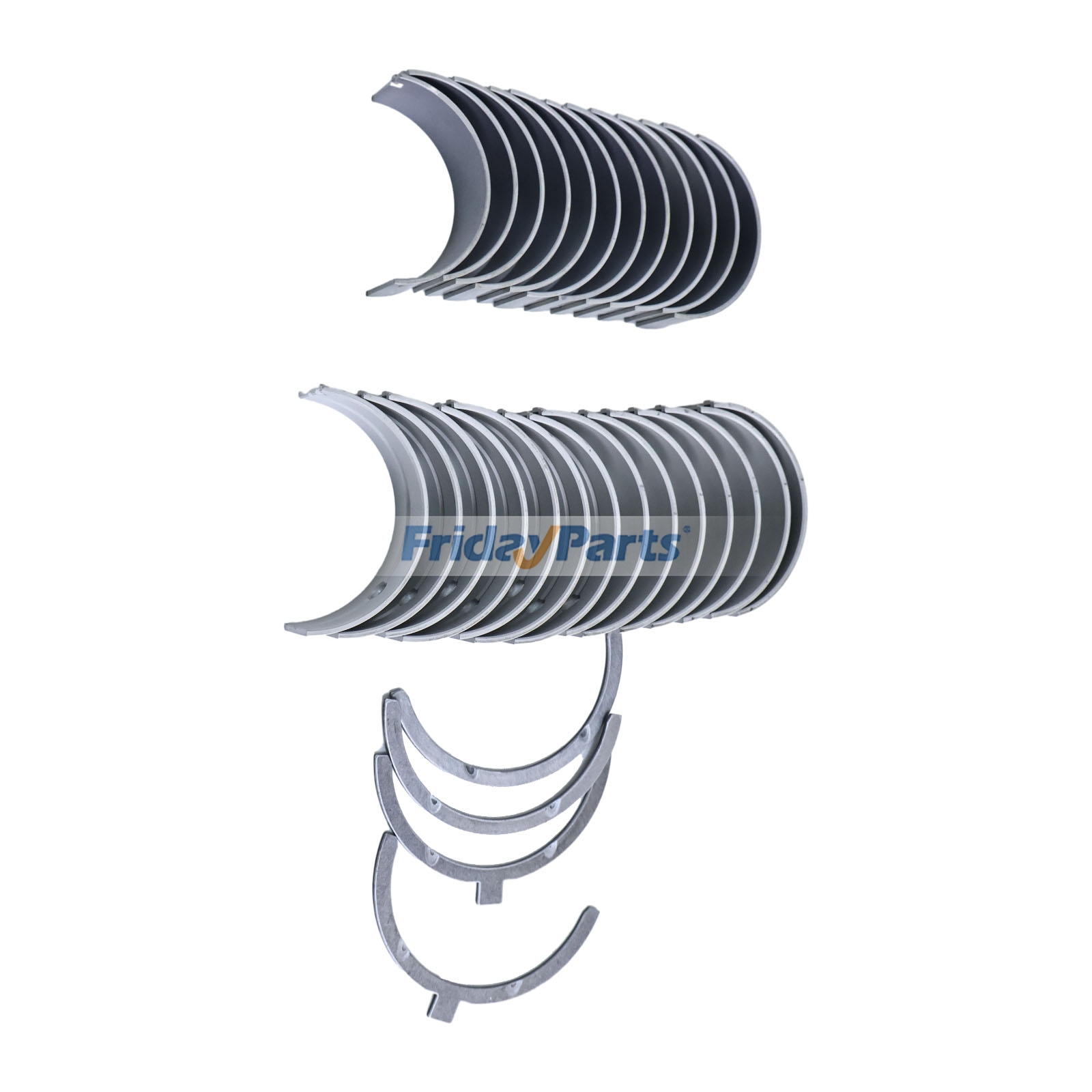 1 Set Main & Connecting Rod Bearing for Engine,Excavator,Loader