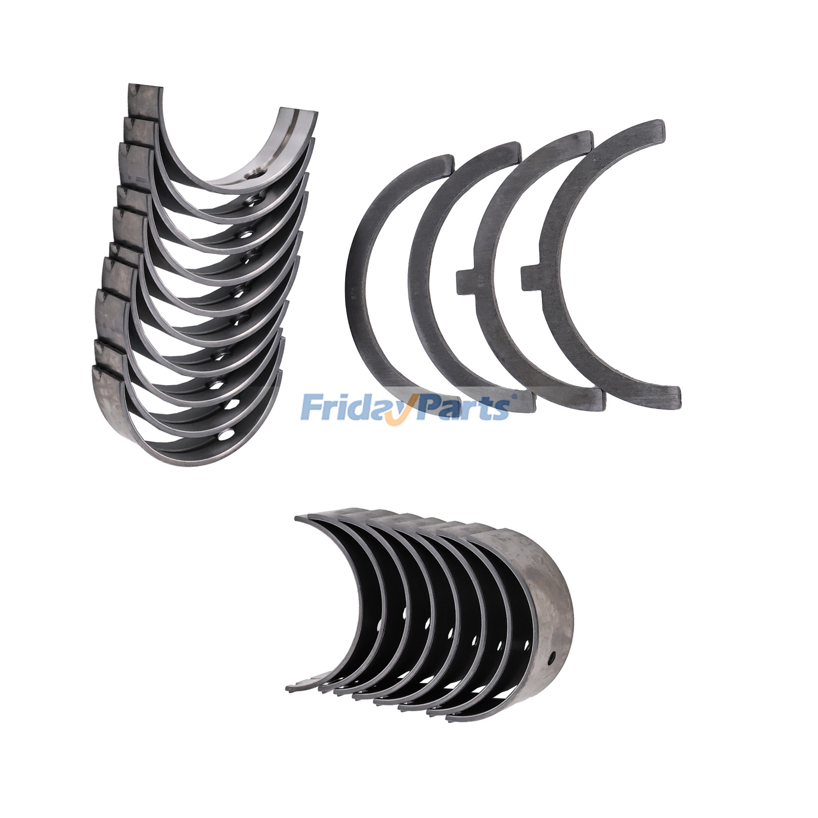 1 jeu de roulements principaux et de bielle pour moteur Kubota V4000 Tracteur M5950 M6030 M6950 M7030 M7500 M7950 M8030 M8950pourPour KUBOTA