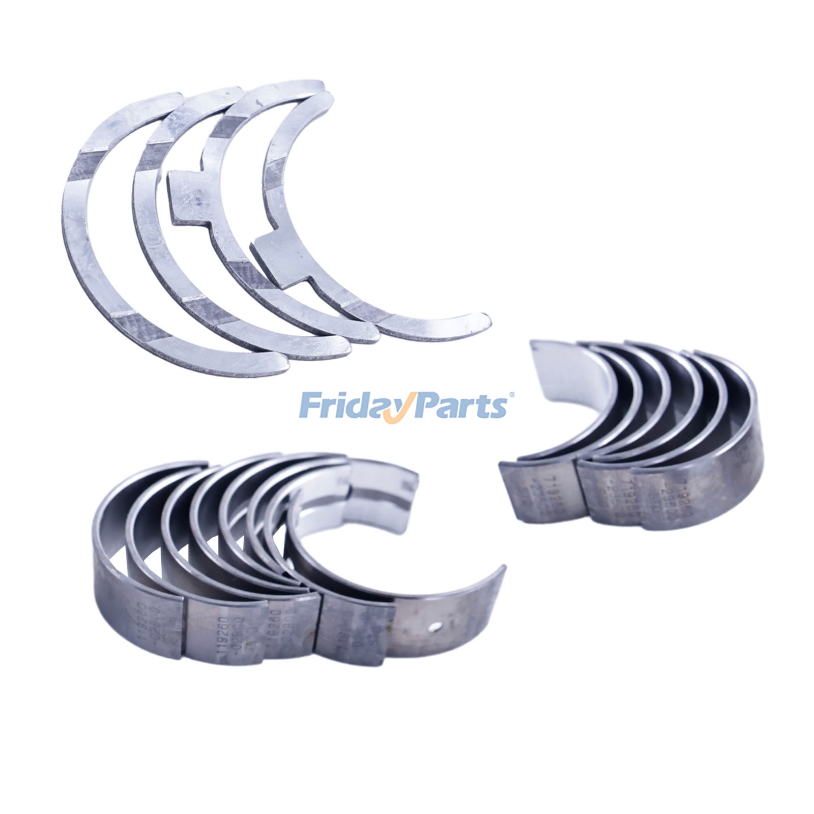 1 juego de cojinetes de biela y de bancada para Yanmar 3TNE66 Thermo King TK3.74A 