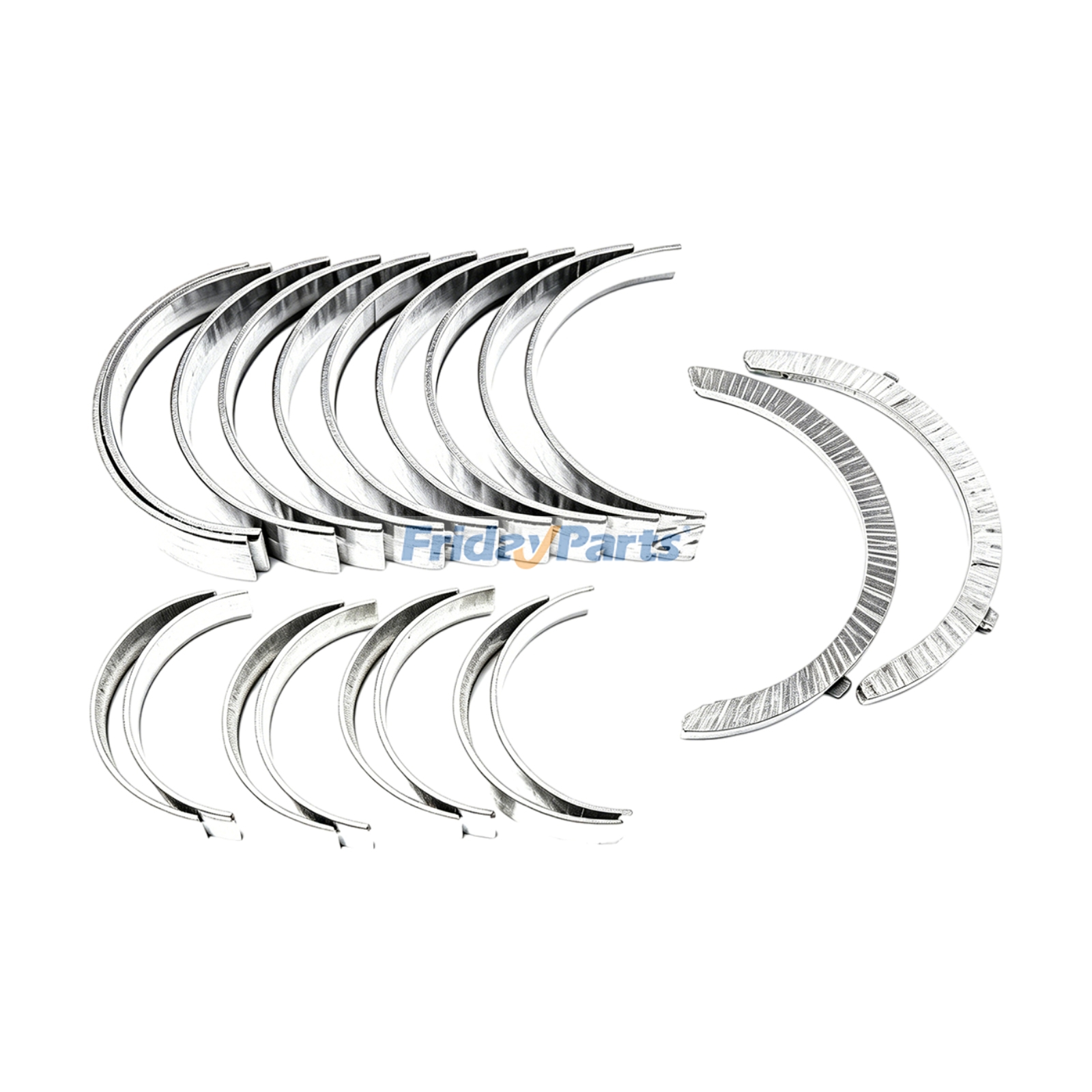 1 juego de cojinetes principales y de biela y arandelas de empuje 0412-4670 0412-4746 0412-4790 para motor Deutz TD3.6L4 TCD3.6L4