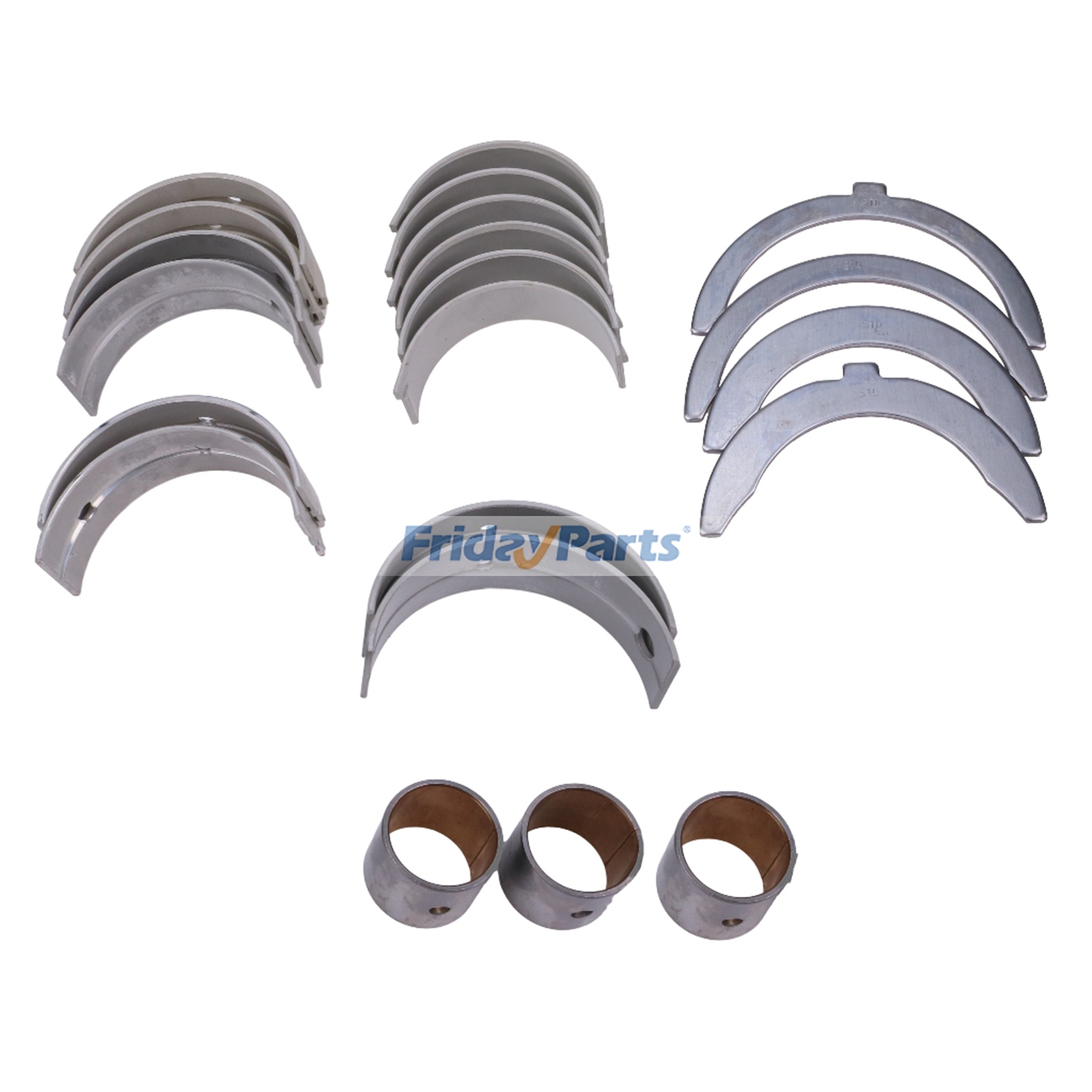 1 jeu de roulements principaux et de bielle avec butée 750-11250 pour moteur Lister Petter Onan LPW LPW3 LPA3pourPour Onan