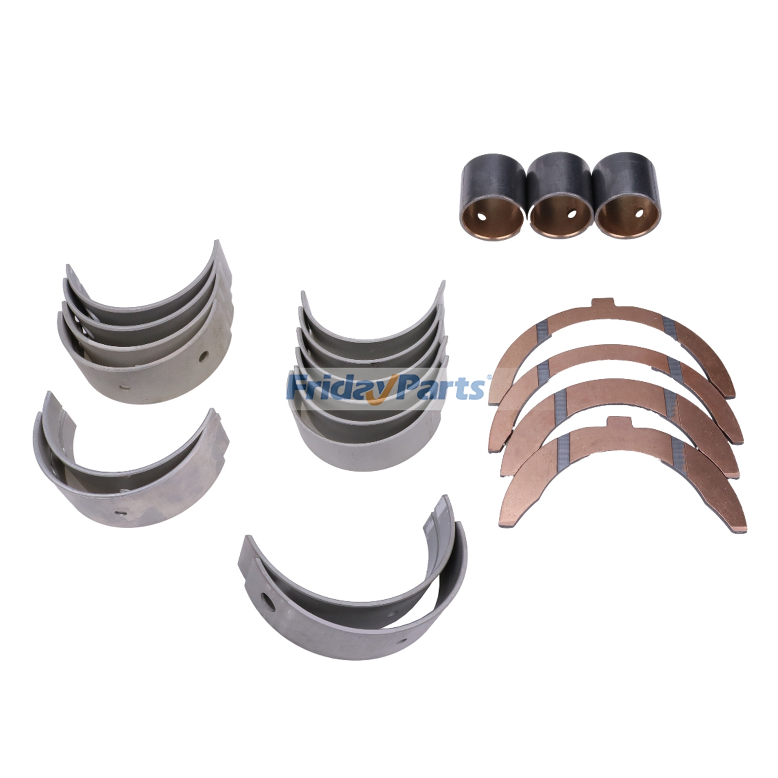 1 jeu de coussinets de bielle et de palier principal avec butée Pour Onan