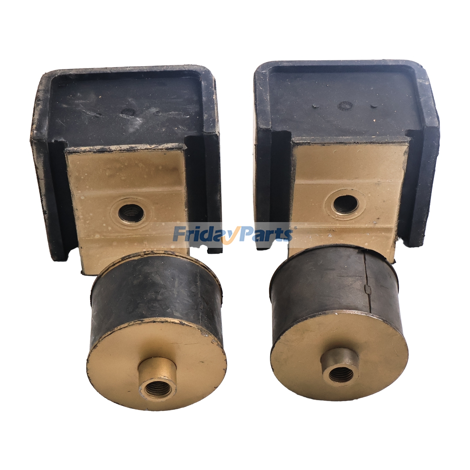 1 juego de almohadillas de goma para montaje de parachoques para excavadora Daewoo Doosan DH220-3 para Excavadora Para DOOSAN FridayParts