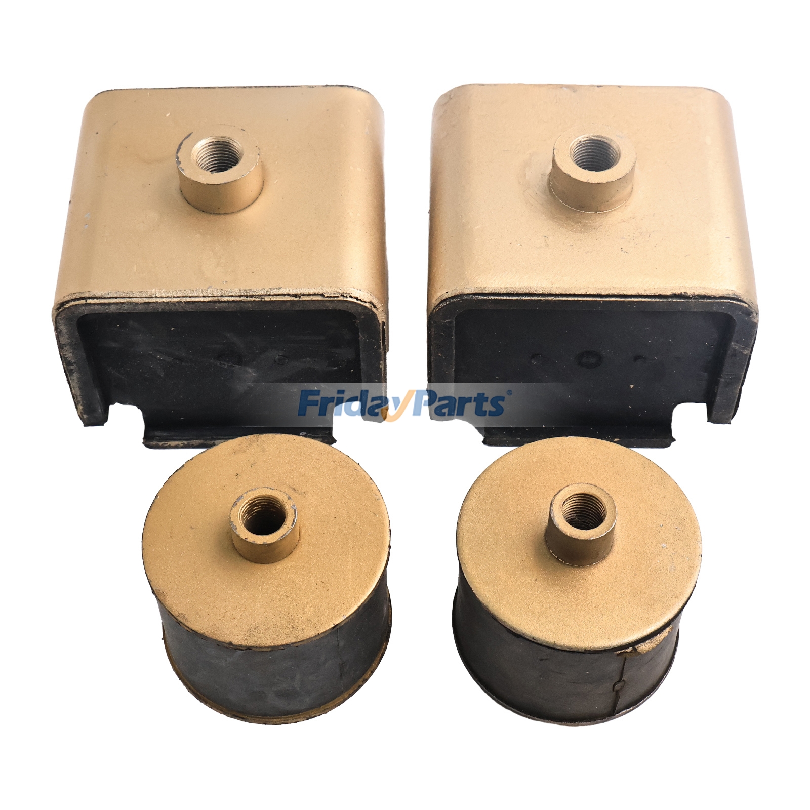 1 Set Mounting Rubber Cushion Feet Bumper for Daewoo Doosan Excavator DH220-3