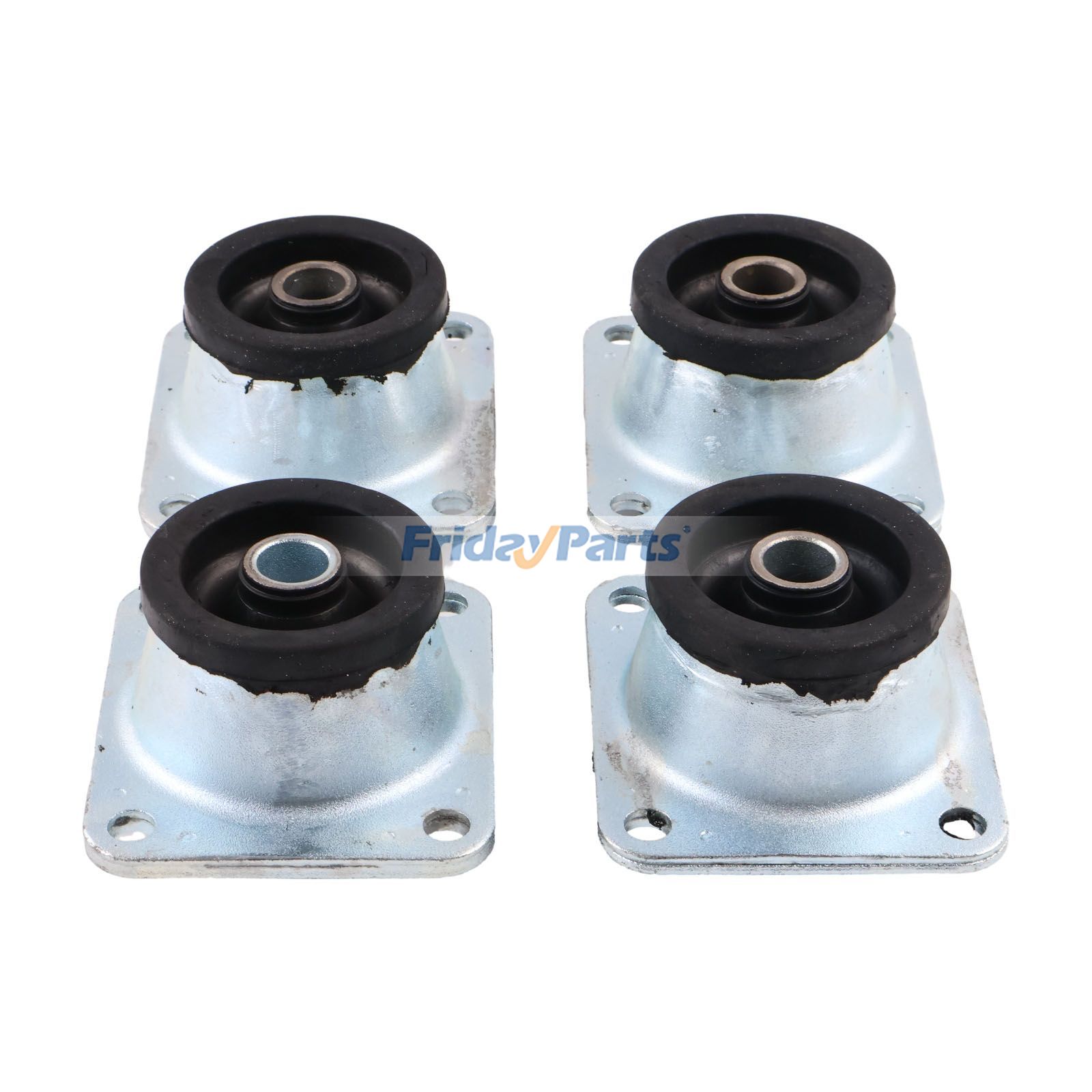 1 Set Mounting Rubber Cushion Feet Bumper for Excavator
