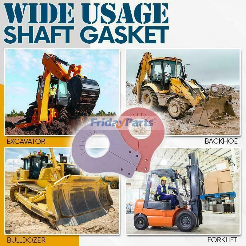  1 Set Non-dismantling Shaft Gasket Thick Rubber Plastic Gasket for Bull For BOBCAT,For HITACHI,For HYUNDAI,For KOMATSU,For OTHER BRAND