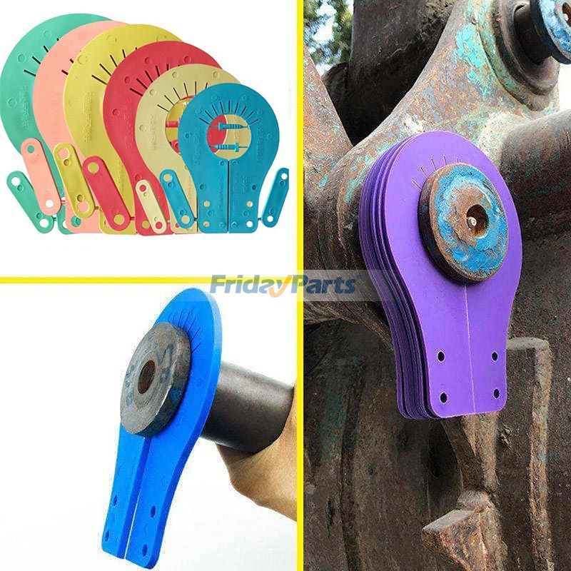 1 Set Non-dismantling Shaft Gasket Thick Rubber Plastic Gasket for Excavator Loader Bulldozer Forklift for less