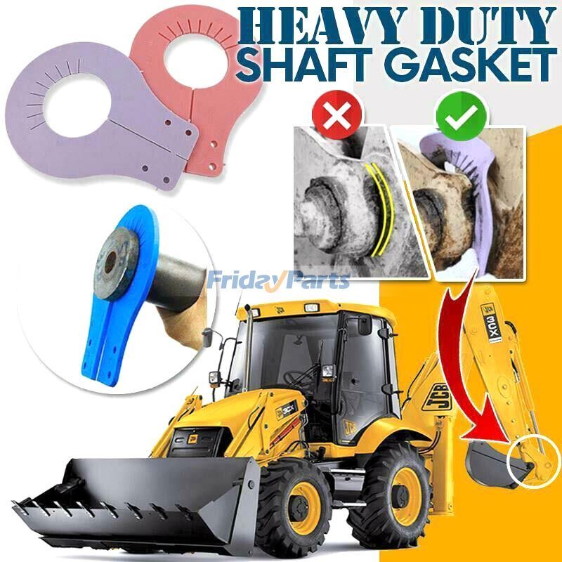 Excavator 1 Set Non-dismantling Shaft Gasket Thick Rubber Plastic Gasket for Bull