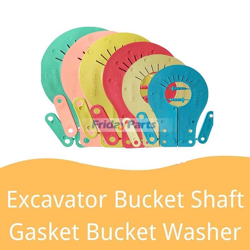 1 Set Non-dismantling Shaft Gasket Thick Rubber Plastic Gasket for Excavator Loader Bulldozer Forklift