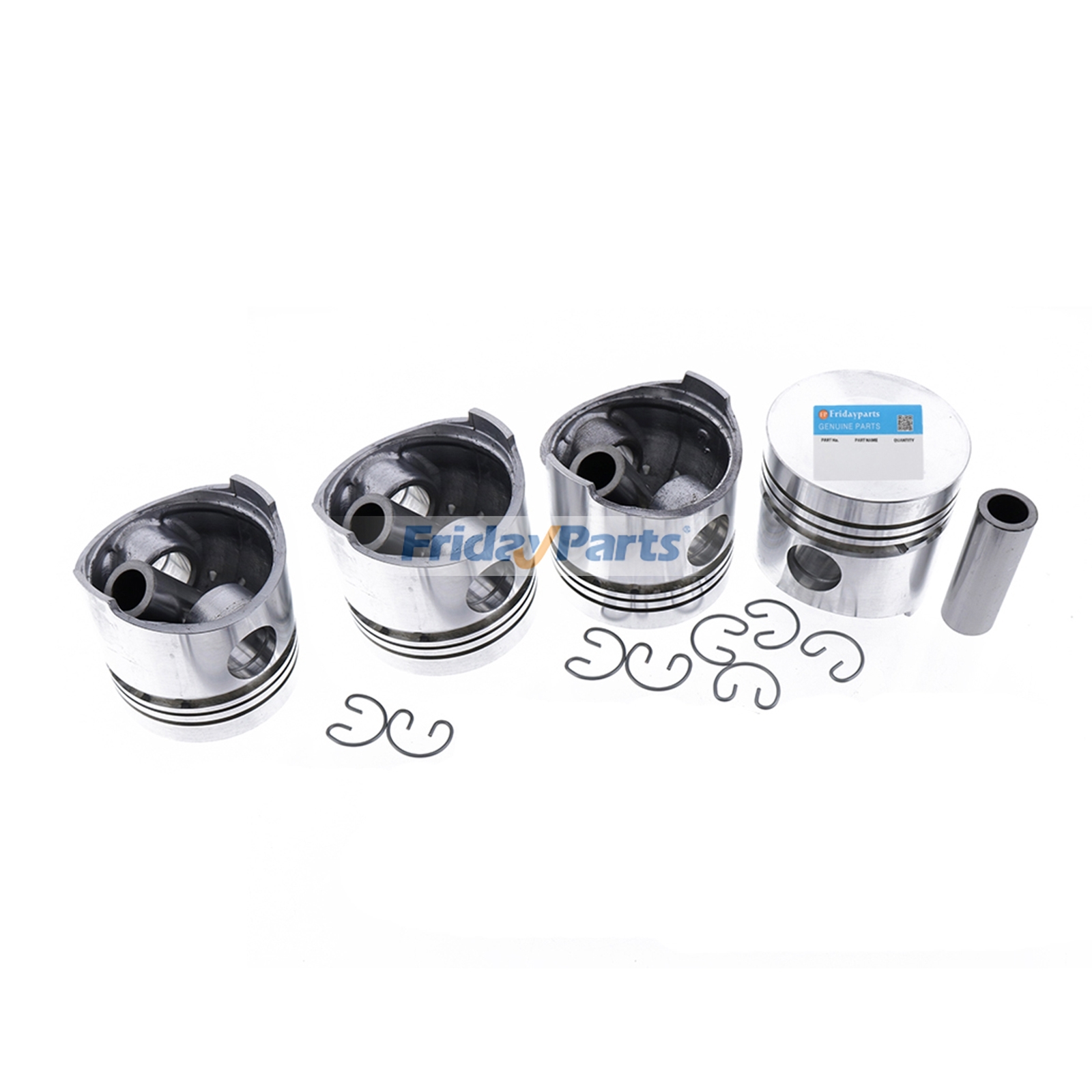 1 Set Piston Kit 12010-GS10A for Nissan Engine K21 K25 GK21 GK25 Komatsu Forklift BX50