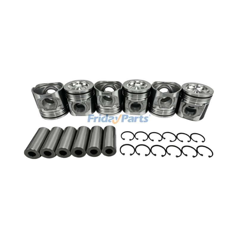 1 Set Piston Kit 418-8571 for Caterpillar CAT Engine C7.1 Excavator 324E 324EL 324ELN 329E 329EL 329ELN  Loader 950K 962K 966F Motor Grader 120M II