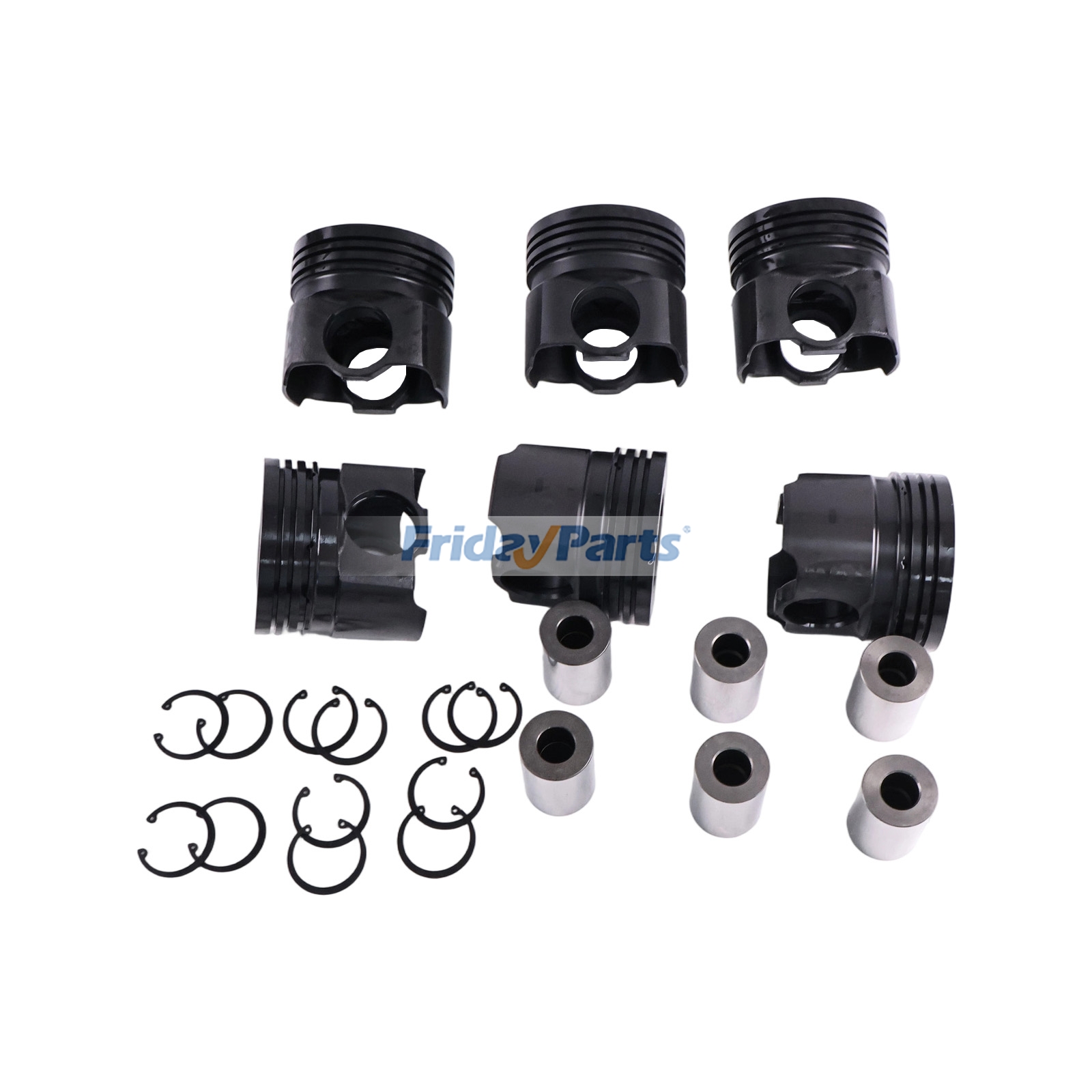 1 juego de pistones 5406084 6445687 para motor Cummins ISC ISL L9N para Motor  FridayParts