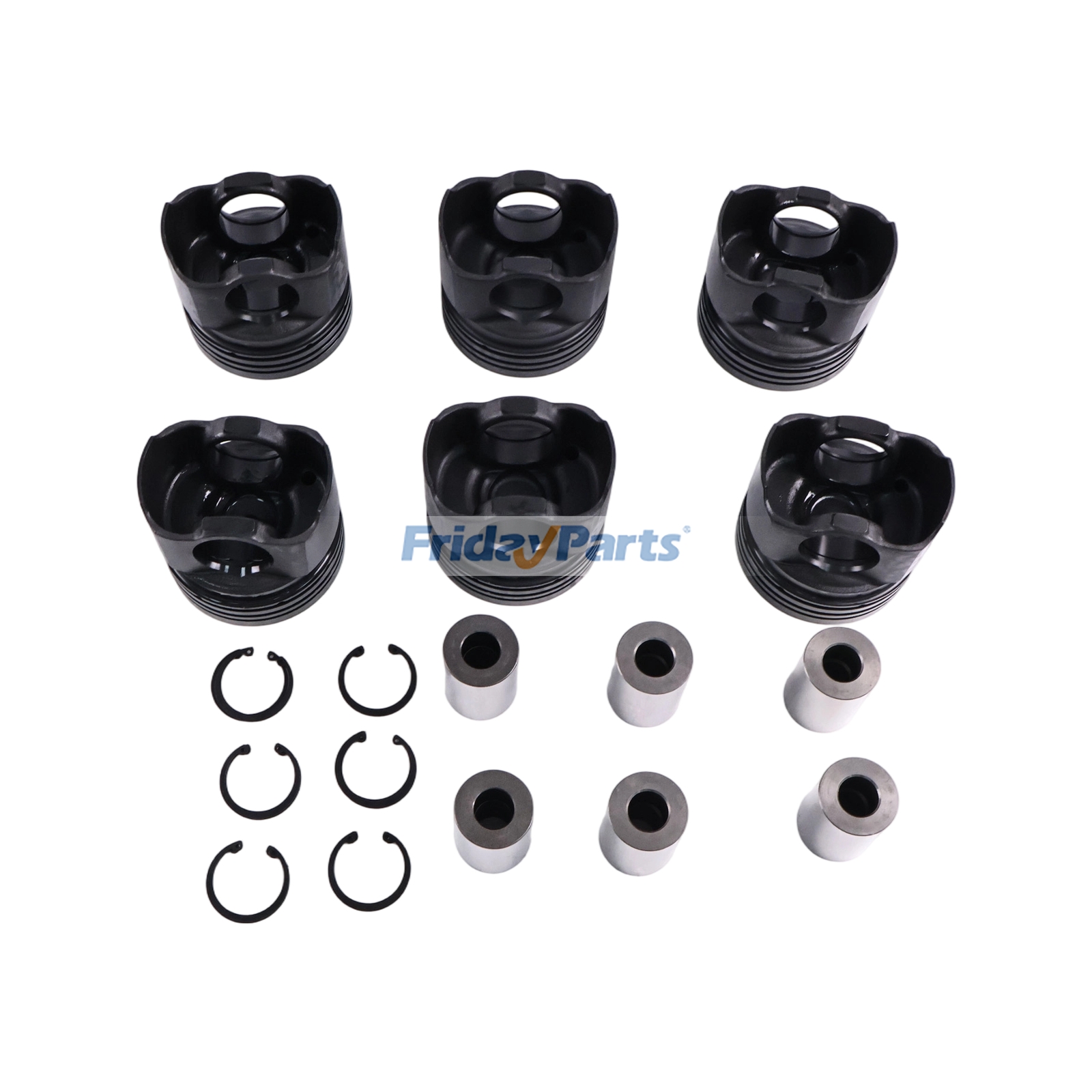 1 juego de pistones 5406084 6445687 para motor Cummins ISC ISL L9N de FridayParts