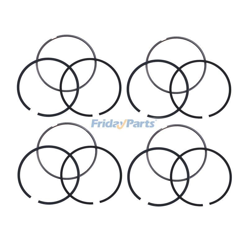 1 Set Piston Ring 1G772-21050 for Kubota V3307 V3307-DI V3307T Engine Bobcat S630 S650 Loader