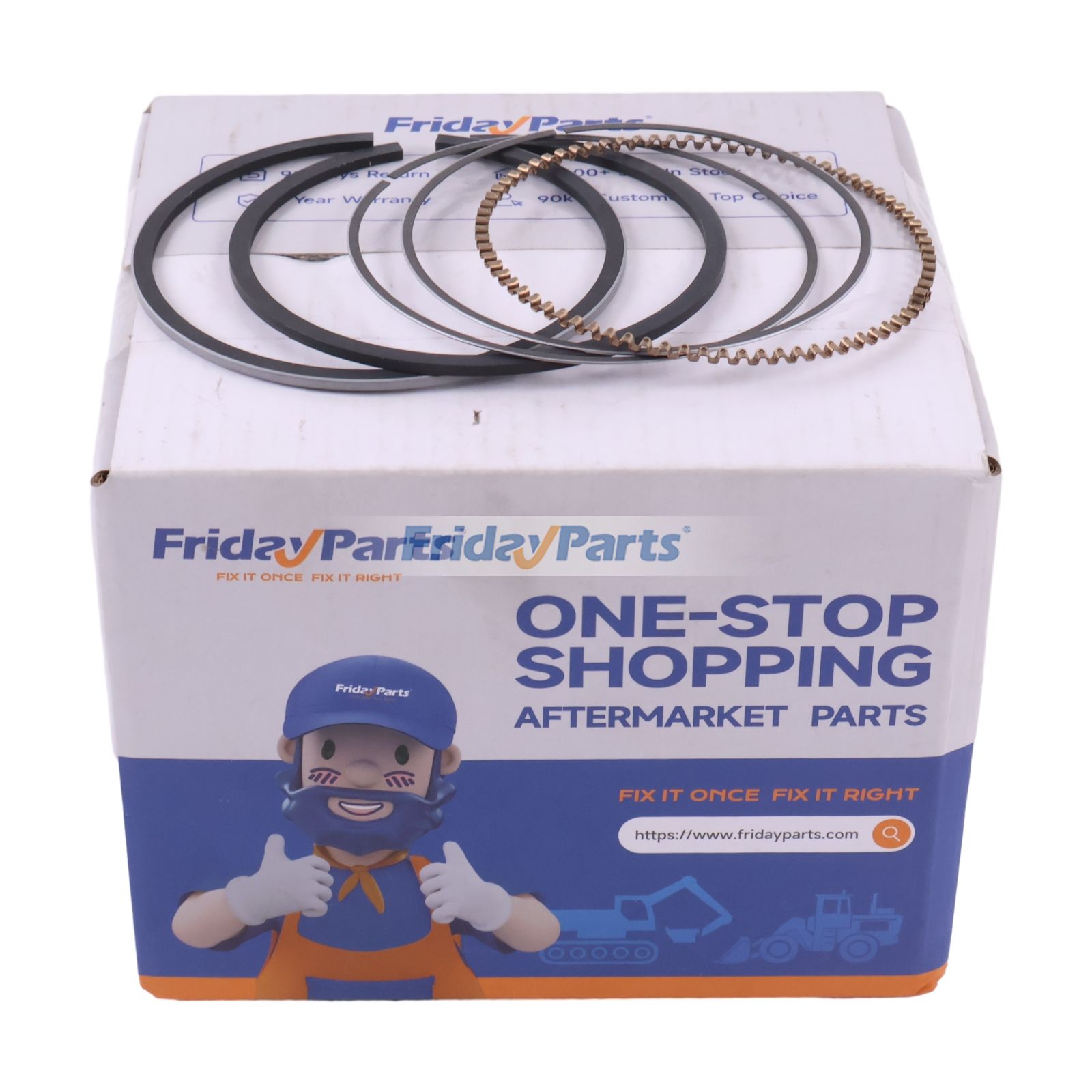 1 Set Piston Ring for Kipor KGE12E3 KGE12E KGE13E3-TX Gasoline Generator